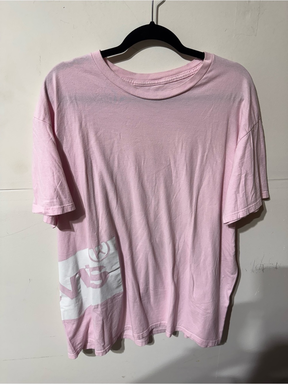 Men's Pink Short-Sleeve Crewneck T-Shirt